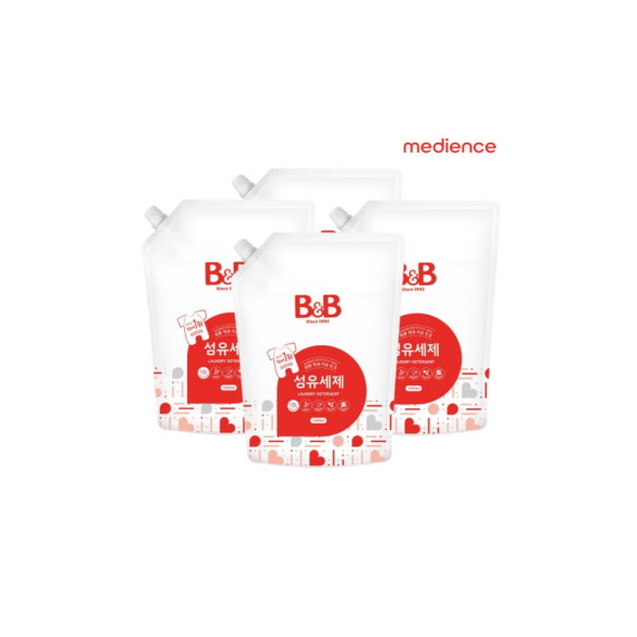 비앤비 세제 1500ml 리필 4개입+(800ml 4입+50ml 4입+티슈 증정)_BB01 